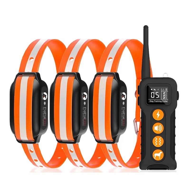 1000M Electric Shock Collar for 1/2/3dogs,Waterproof Dog Training Collar ,Rechargeable Dog Anti Bark Collar for All Size Dogs