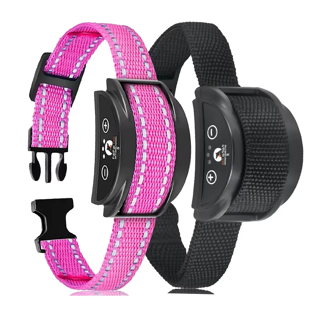 2Pcs Dog Automatic Anti-Barking Collar,Rechargeable Dog Electric Collar,shock Collar for Small Medium Dogs,Safe Dog Accesorios