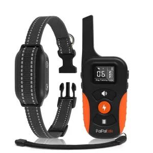 PaiPaitek 3300ft Dog Training Collar Remote&Automatic Mode Dog Shock Collar IP67 Waterproof Electric Collar for Dog 10-120 lbs