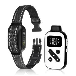 Remote Control&Auto Mode Dog Training Collar Waterproof Dog Anti Bark Collar Rechargeable Vibrating Dog Collar for All Size Dogs