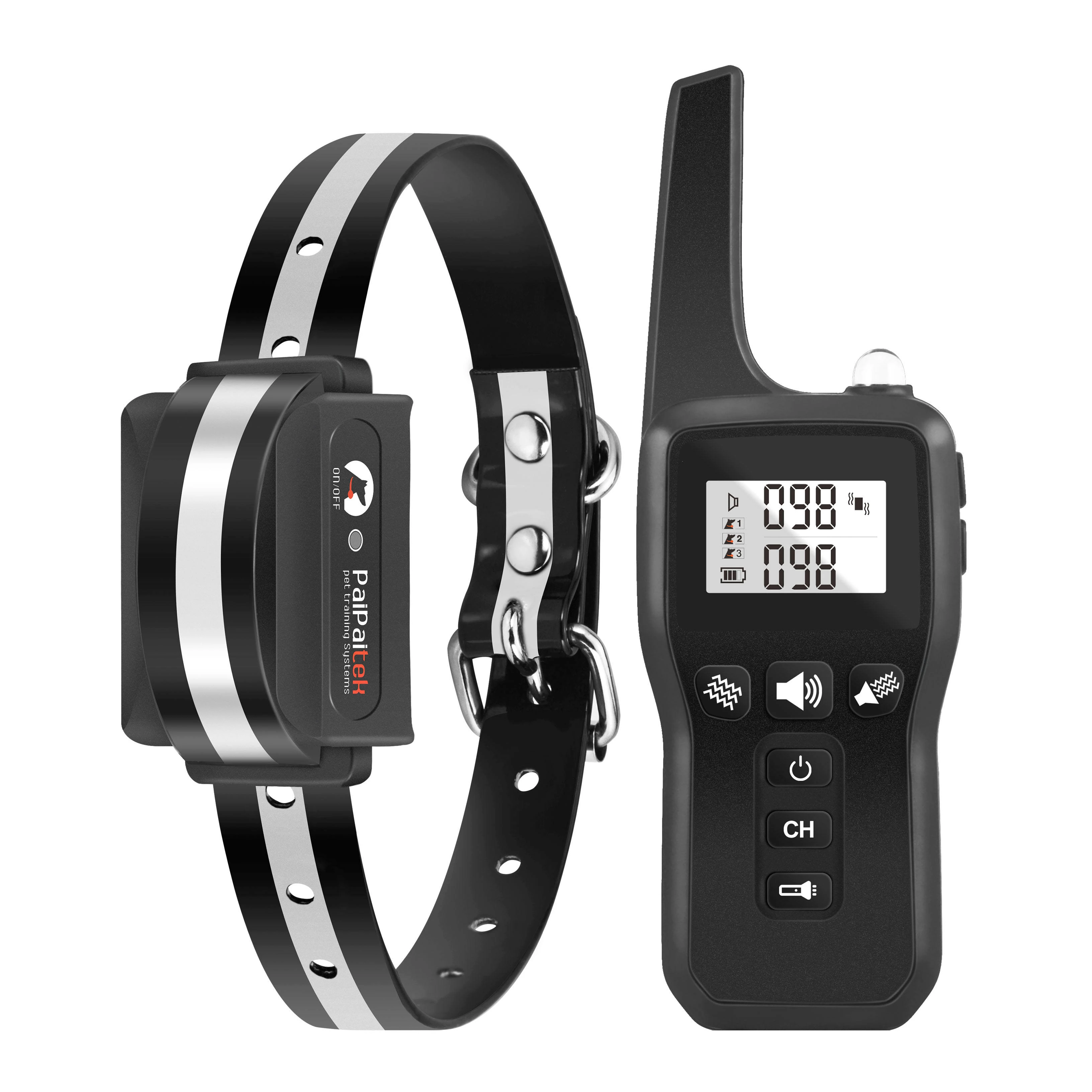 3300ft Anti Bark Dog Training Collar, Rechargeable No Shock Collar for Dog Training ,Waterproof Electric Collar for All Size Dog