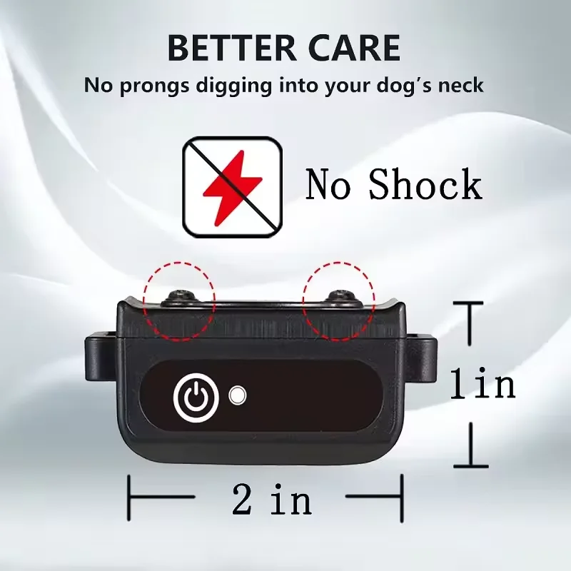 Dog Training Collar with Remote for 1/3 Dog,No Shock Dog Collar with 3 Training Mode,Up To 2800Ft Remote Range,IPX7,Rechargeable - Image 3