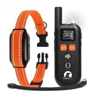3300ft No Shock Electric Collar for 10-120lbs Dogs,New Ultrasonic Dog Training Collar,Stop Barking Vibration Anti Bark Collar