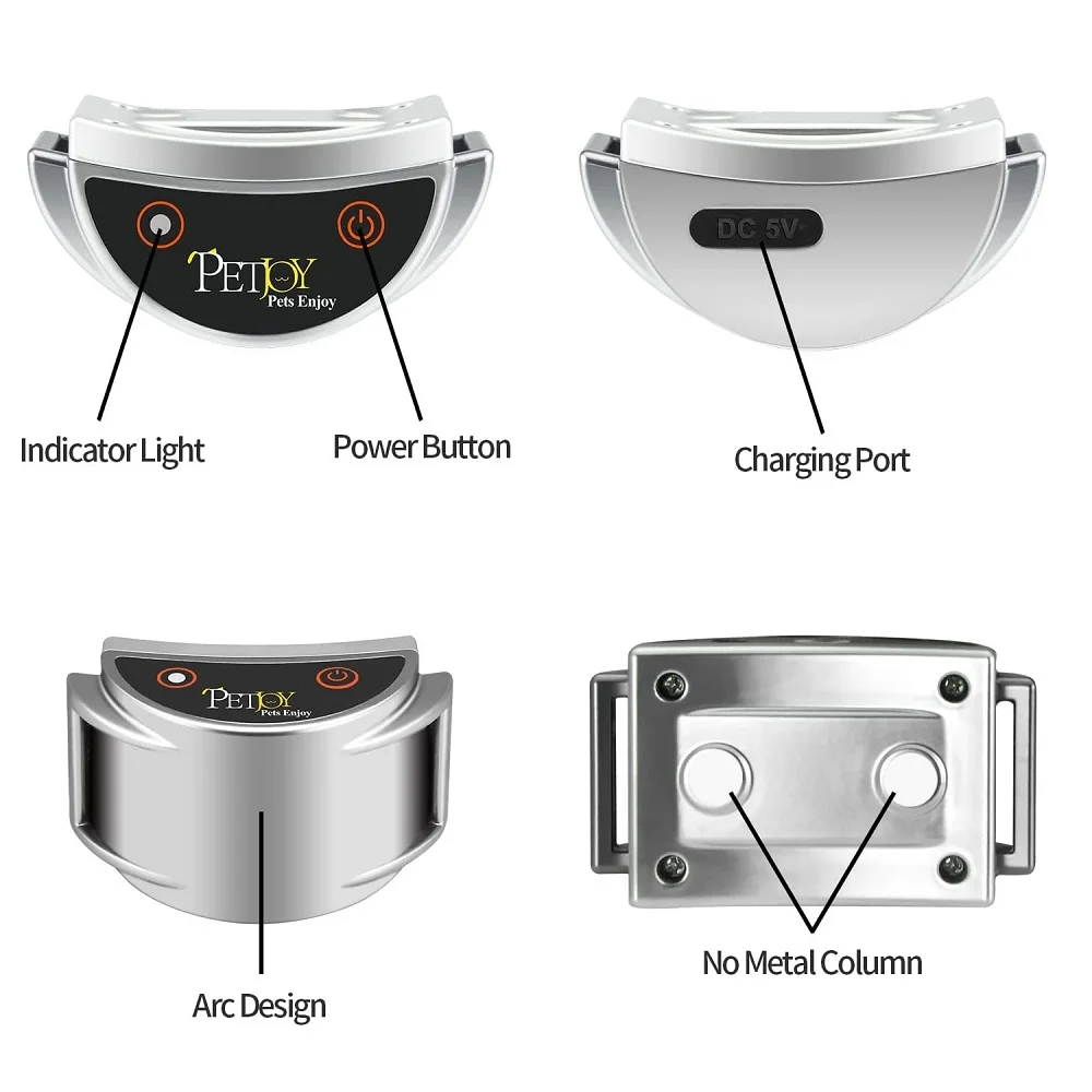 Anti-Meow Cat Training Collar,No Shock Cat Anti Meow Collar With Remote,Waterproof& Rechargeable Cat Stop Meowing Barking Collar - Image 2
