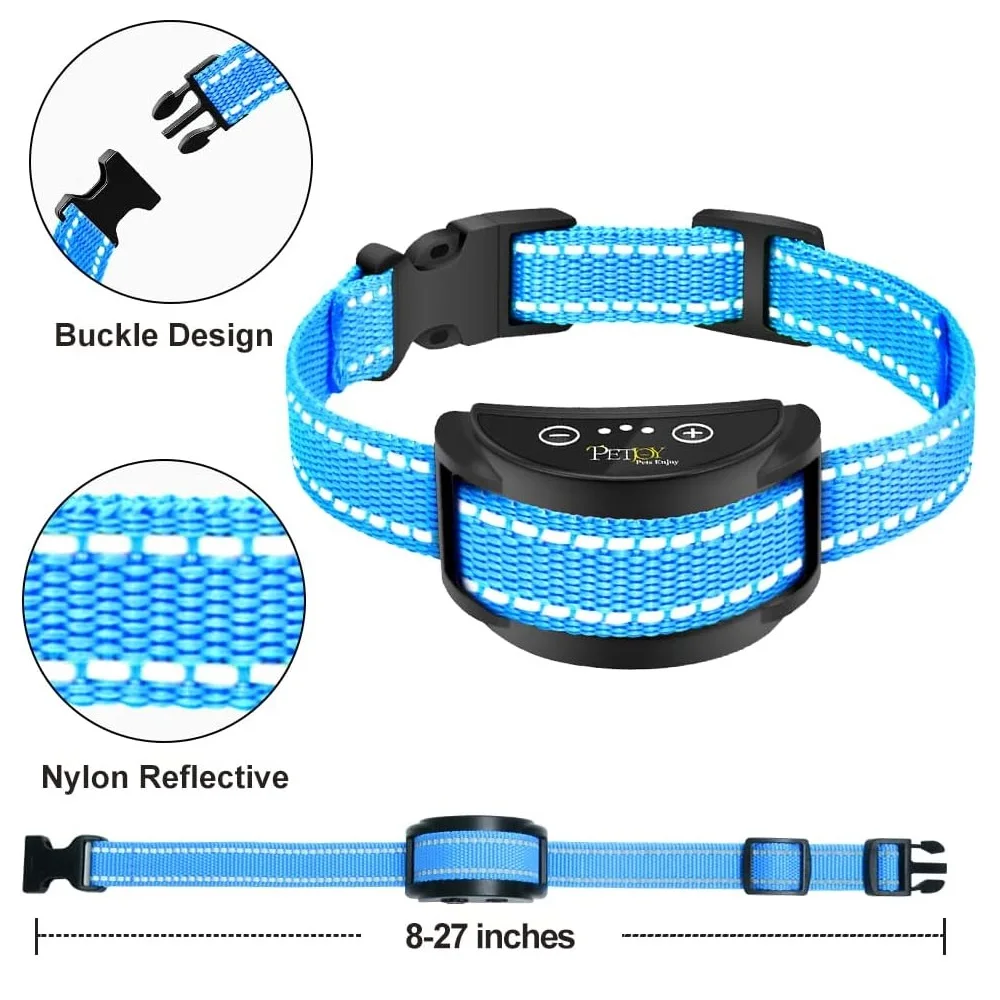 Anti Bark Collar for Dogs Automatic Dog Training Collar with Beep Shock, 5 Training Modes IP65 Waterproof for Small Medium Dogs - Image 5