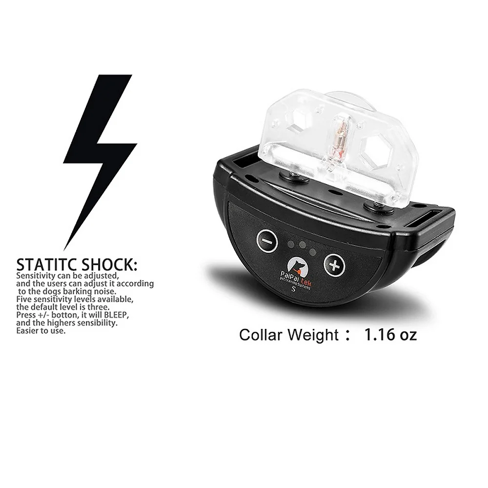 2Pcs Dog Automatic Anti-Barking Collar,Rechargeable Dog Electric Collar,shock Collar for Small Medium Dogs,Safe Dog Accesorios - Image 4