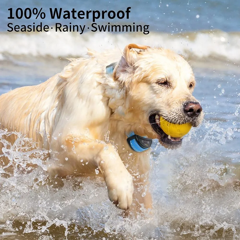 Anti Bark Collar for Dogs Automatic Dog Training Collar with Beep Shock, 5 Training Modes IP65 Waterproof for Small Medium Dogs - Image 2