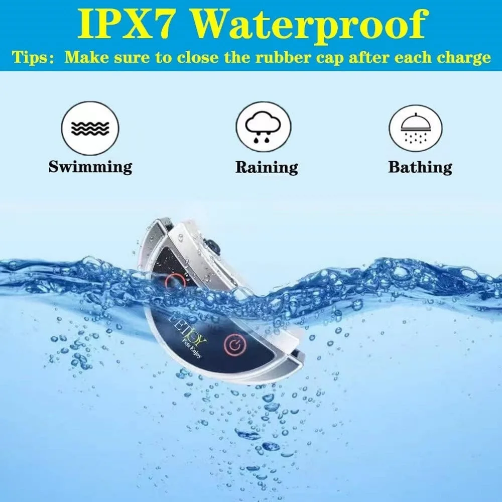 Anti-Meow Cat Training Collar,No Shock Cat Anti Meow Collar With Remote,Waterproof& Rechargeable Cat Stop Meowing Barking Collar - Image 4