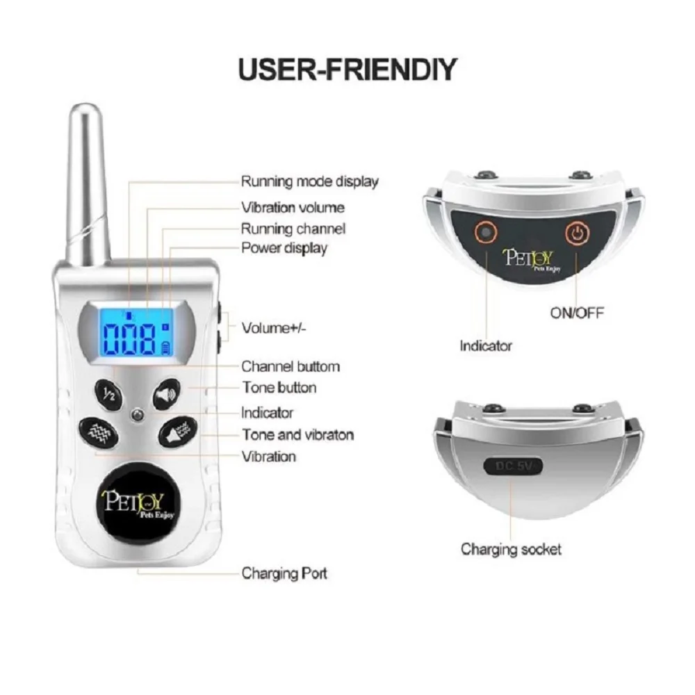 Paipaitek Cat Training CollarWith Remote,Cat Anti Meow Collar,Waterproof& Rechargeable Cat Stop Meowing Barking Collar - Image 3