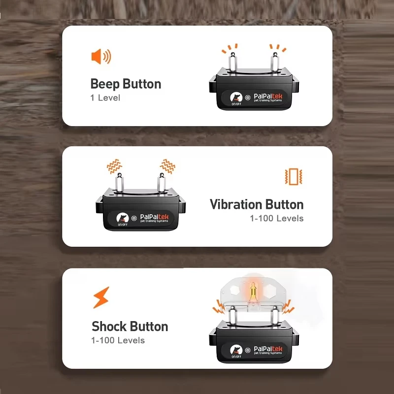 Electronic Dog Collar for Small Medium Large dog,2 IN 1 Dog Training Collar &Auto Anti Bark Collar,Dog Shock Collar with Remote - Image 6