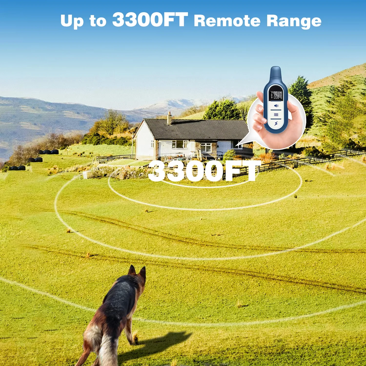 1000M Dog Training Collar 3 Training Modes Waterproof & Rechargeable Shock Collar With Remote Control dogs accessories 강아지 - Image 5