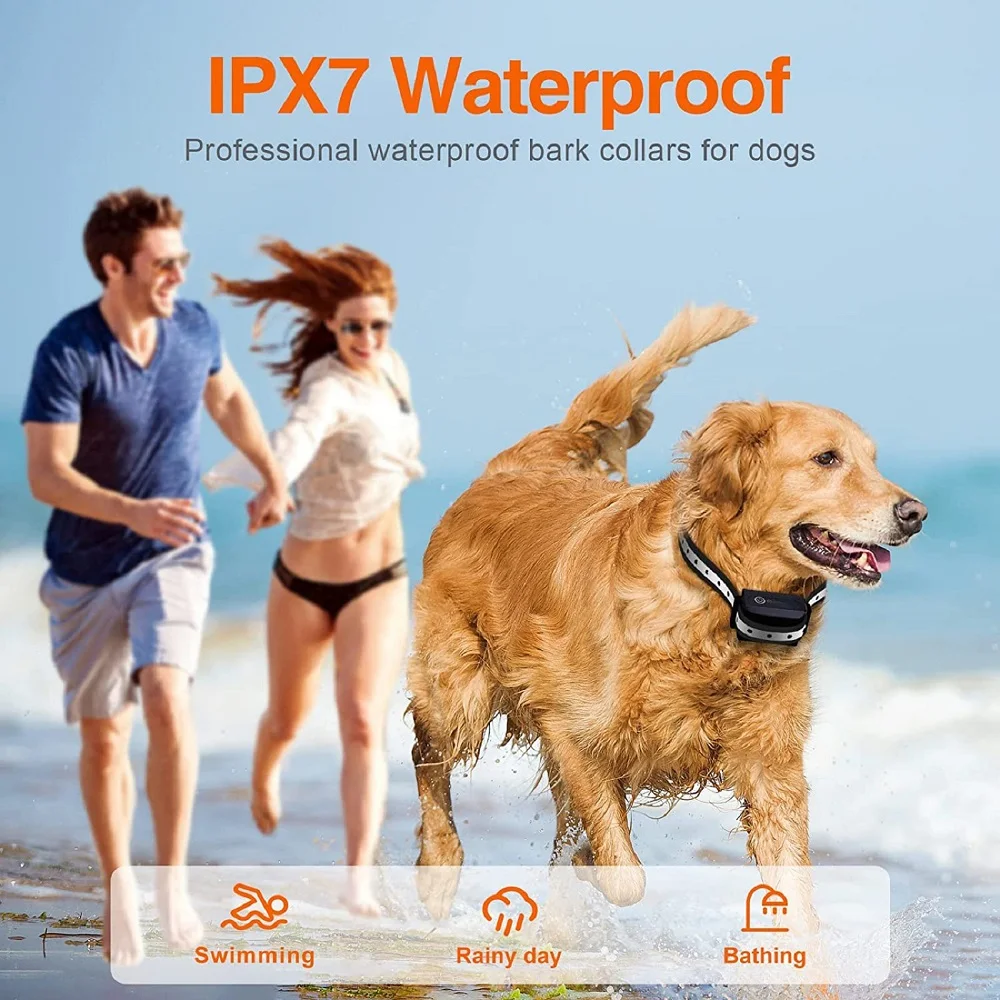 2-in-1 Auto&Training Mode Electronic Dog Collar,3300Ft Vibrating Dog Collar,Waterproof Training Collar for Dog Anti Bark Collar - Image 5