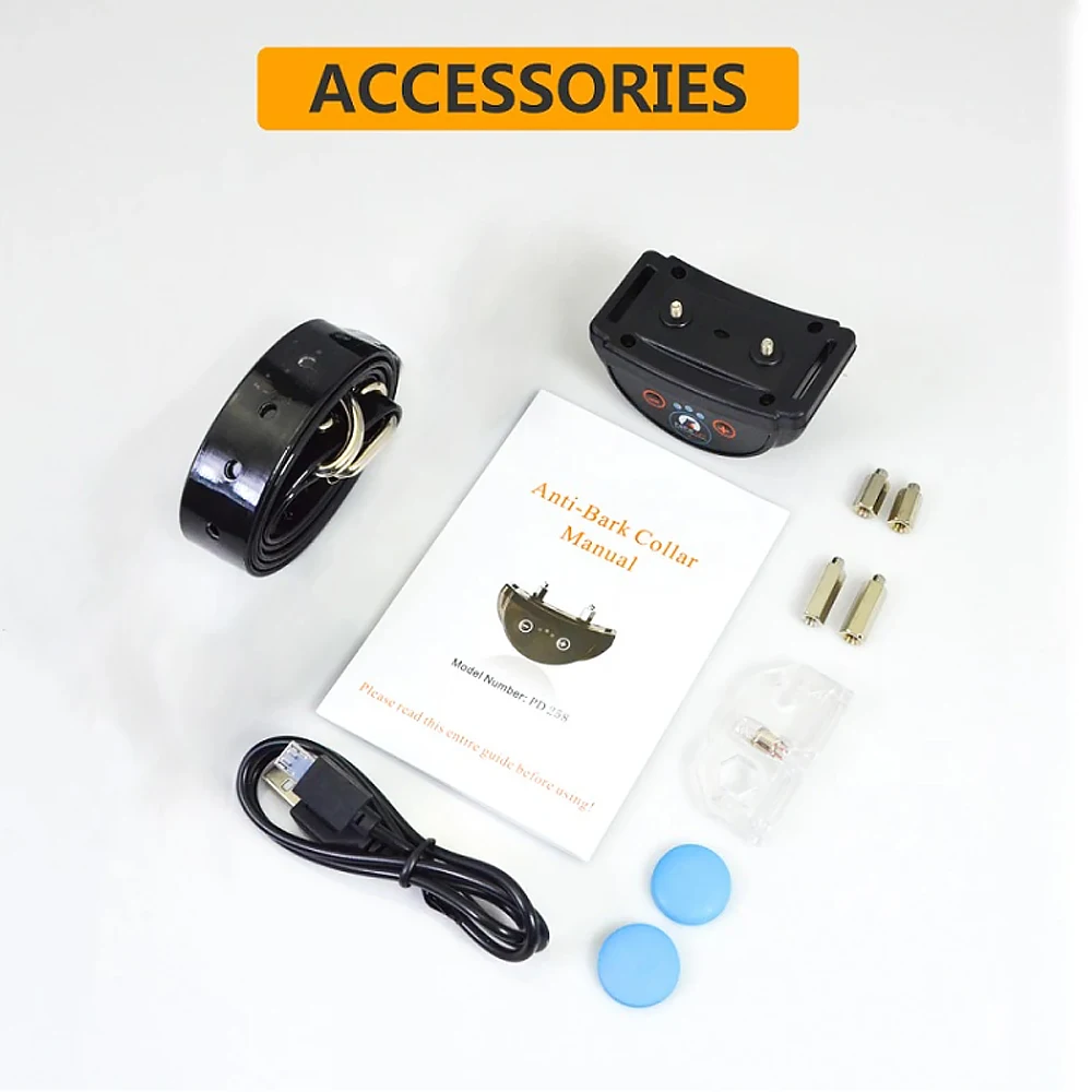 Dog Anti-Bark Collar for Large Dogs , Static Shock & Vibration Training Collar with 5 Adjustable Sensitivity Levels Beep & Shock - Image 6