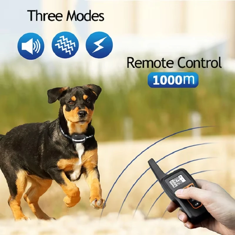 Electronic Dog Collar for Small Medium Large dog,2 IN 1 Dog Training Collar &Auto Anti Bark Collar,Dog Shock Collar with Remote - Image 2