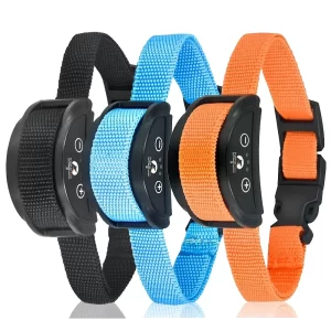 3Pcs Dog Anti Bark Collar,Dog Stop Bark Collar,Electric Shock Bark Control Collar For Dog,1-5 Adjustable Sensitive,Rechargeable