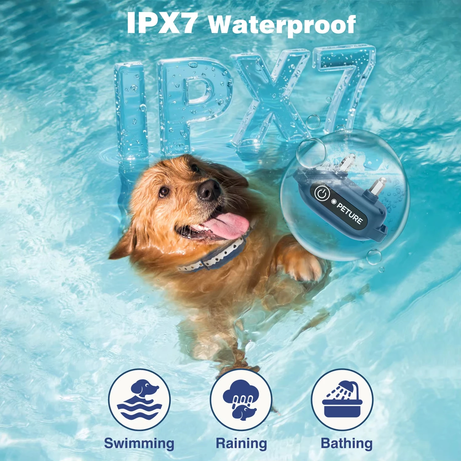 1000M Dog Training Collar 3 Training Modes Waterproof & Rechargeable Shock Collar With Remote Control dogs accessories 강아지 - Image 2